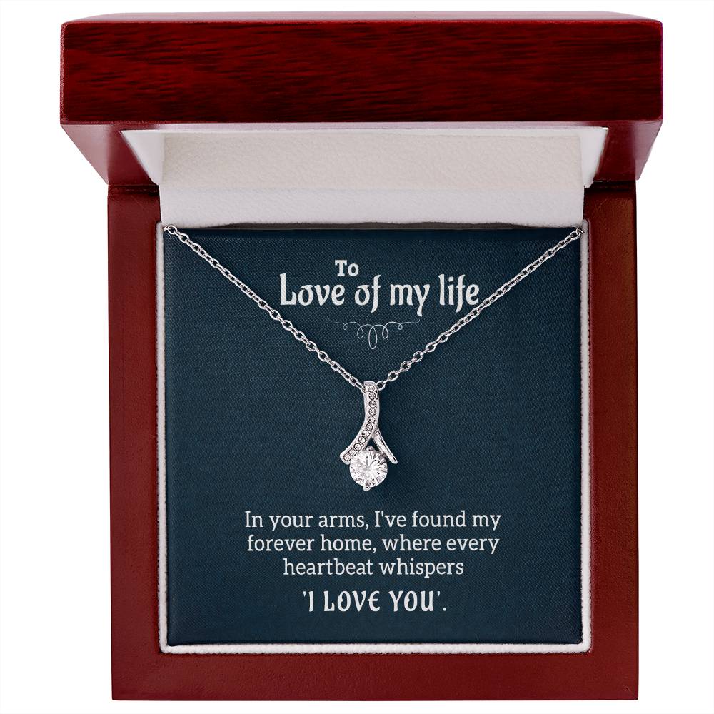 Personalized romantic necklace gift for her - custom engraved jewelry keepsake expressing eternal love and timeless devotion. This meaningful gift for wife, girlfriend, soulmate, or beloved features a handcrafted pendant with personalized message that turns a simple piece of jewelry into an unforgettable keepsake. Perfect for anniversaries, engagements, Valentine's Day, or expressing deep romantic feelings. The personalized necklace gift is meticulously designed as a luxury keepsake for special occasions.