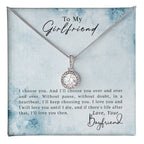 To My Girlfriend - Eternal Hope Necklace - I Got You A Gift