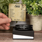 To My Son - Cross Bracelet - I Got You A Gift