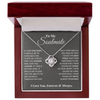 To My Soulmate - Love Knot Necklace - I Got You A Gift