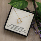 Unbiological Sister - Forever Love Necklace - I Got You A Gift