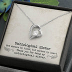 Unbiological Sister - Forever Love Necklace - I Got You A Gift