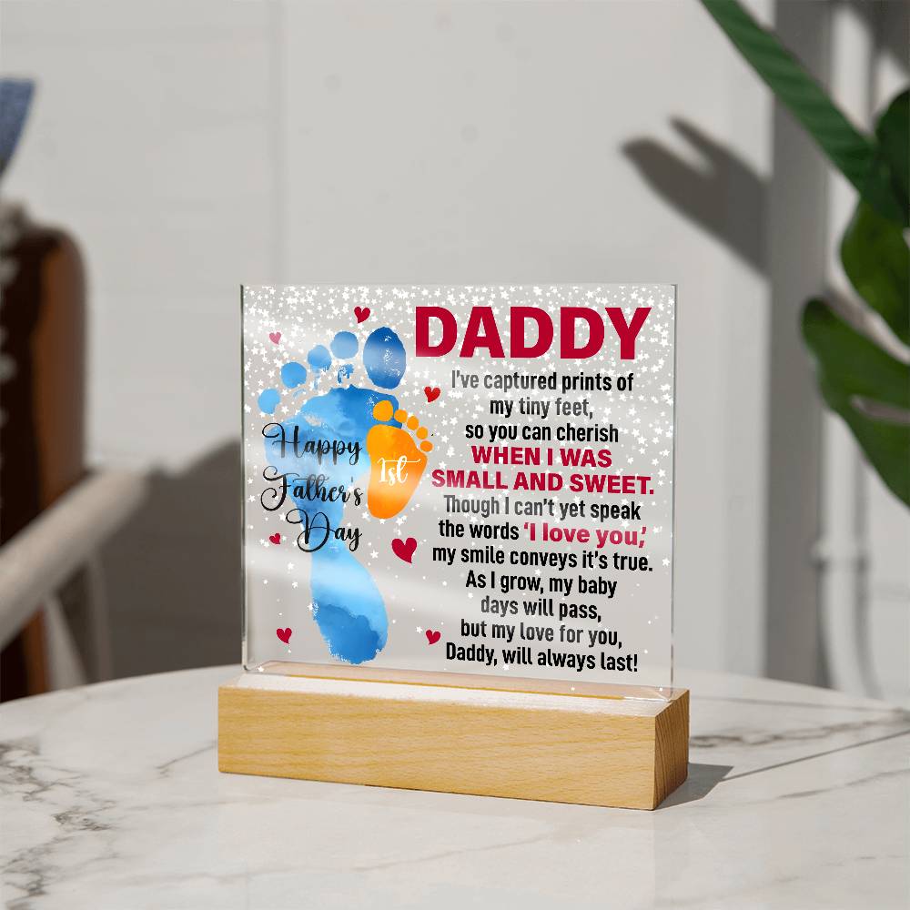 When I Was Small and Sweet | Personalized Keepsake Gift for Dad | I Got You A - I Got You A Gift