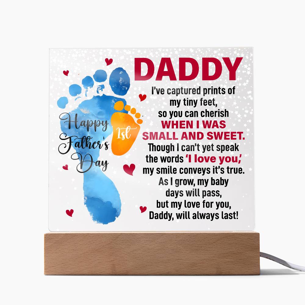 When I Was Small and Sweet | Personalized Keepsake Gift for Dad | I Got You A - I Got You A Gift