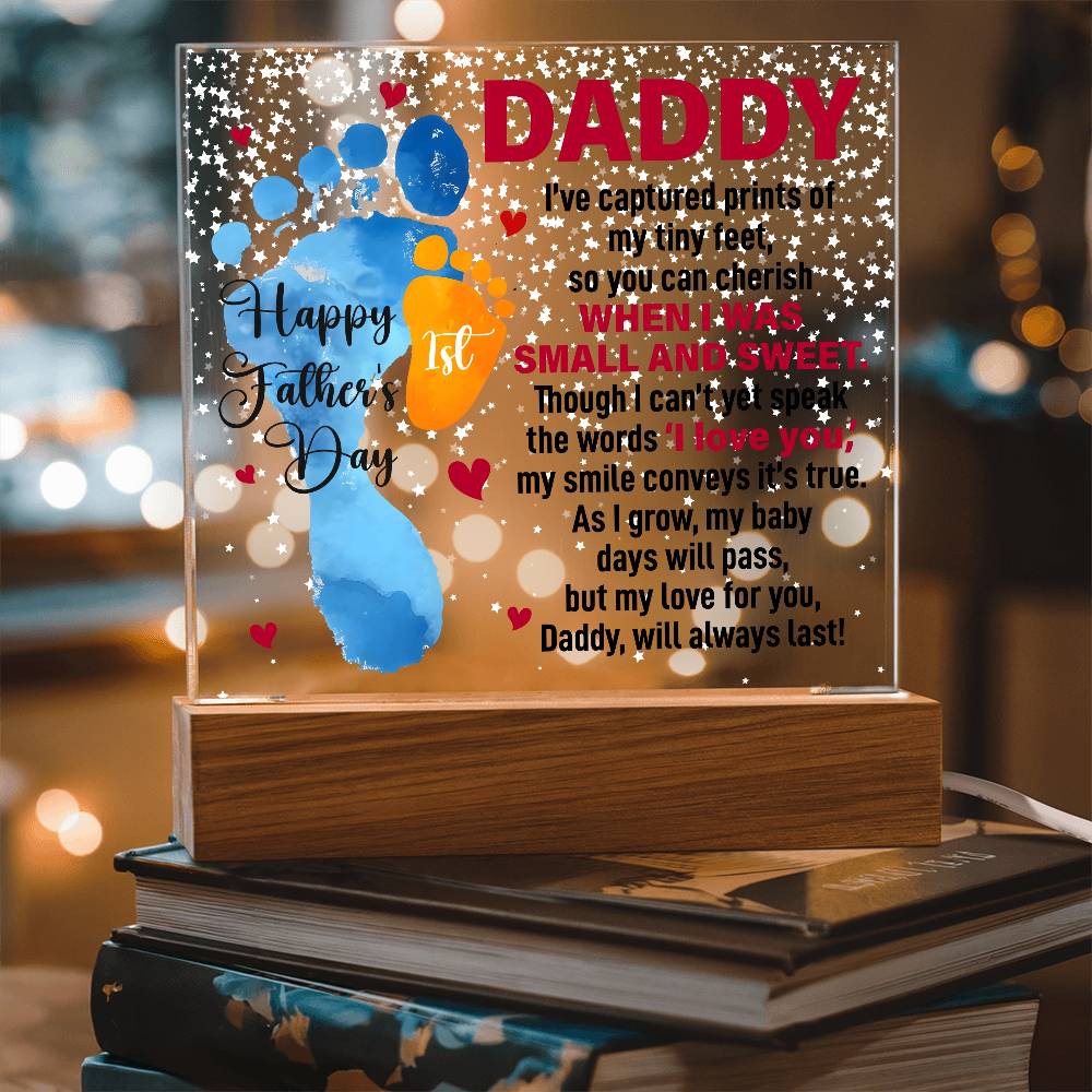 When I Was Small and Sweet | Personalized Keepsake Gift for Dad | I Got You A - I Got You A Gift