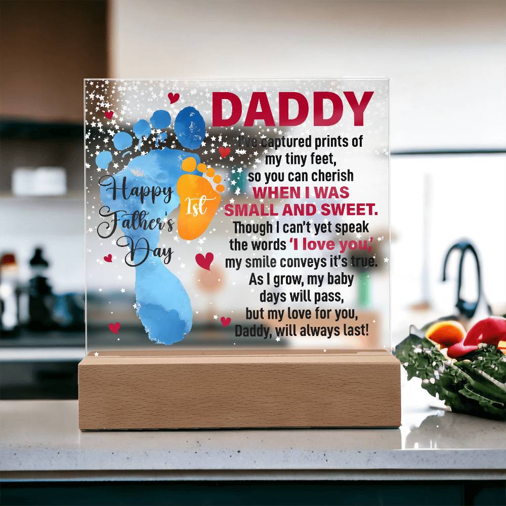 When I Was Small and Sweet | Personalized Keepsake Gift for Dad | I Got You A - I Got You A Gift