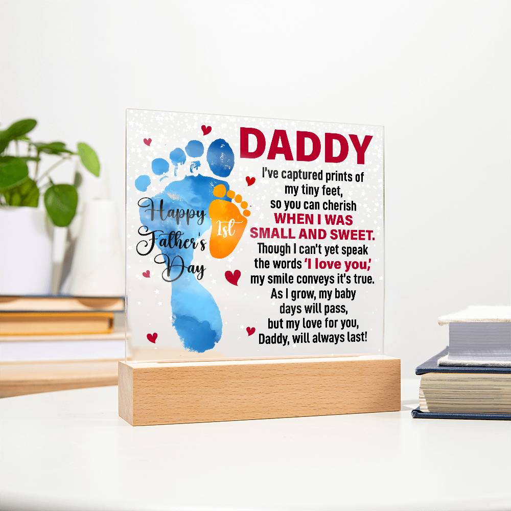 When I Was Small and Sweet | Personalized Keepsake Gift for Dad | I Got You A - I Got You A Gift
