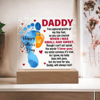 When I Was Small and Sweet | Personalized Keepsake Gift for Dad | I Got You A - I Got You A Gift