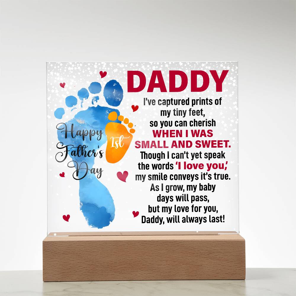 When I Was Small and Sweet | Personalized Keepsake Gift for Dad | I Got You A - I Got You A Gift
