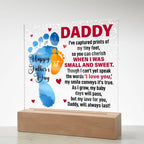 When I Was Small and Sweet | Personalized Keepsake Gift for Dad | I Got You A - I Got You A Gift