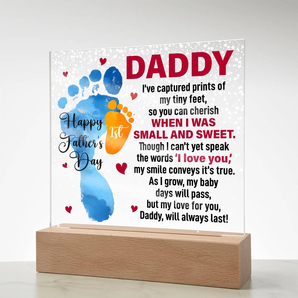 When I Was Small and Sweet | Personalized Keepsake Gift for Dad | I Got You A - I Got You A Gift