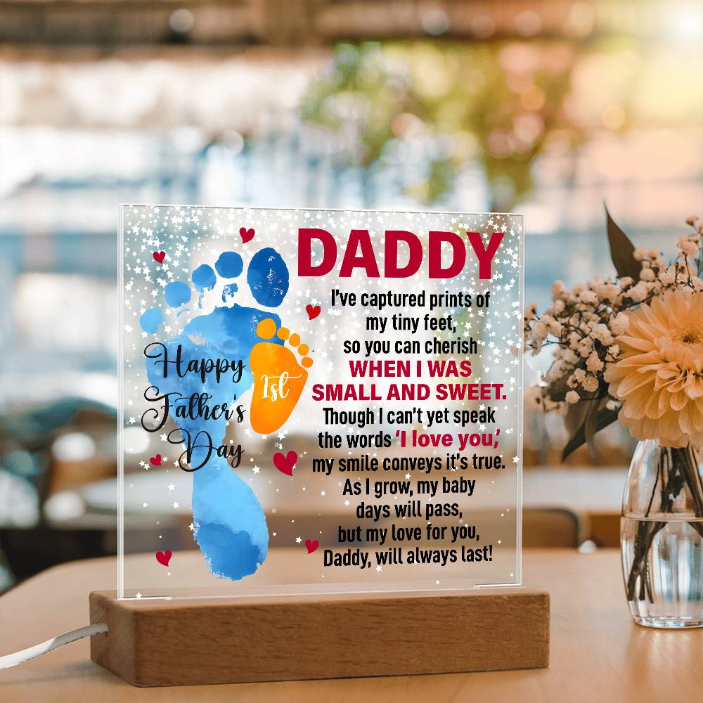 When I Was Small and Sweet | Personalized Keepsake Gift for Dad | I Got You A - I Got You A Gift