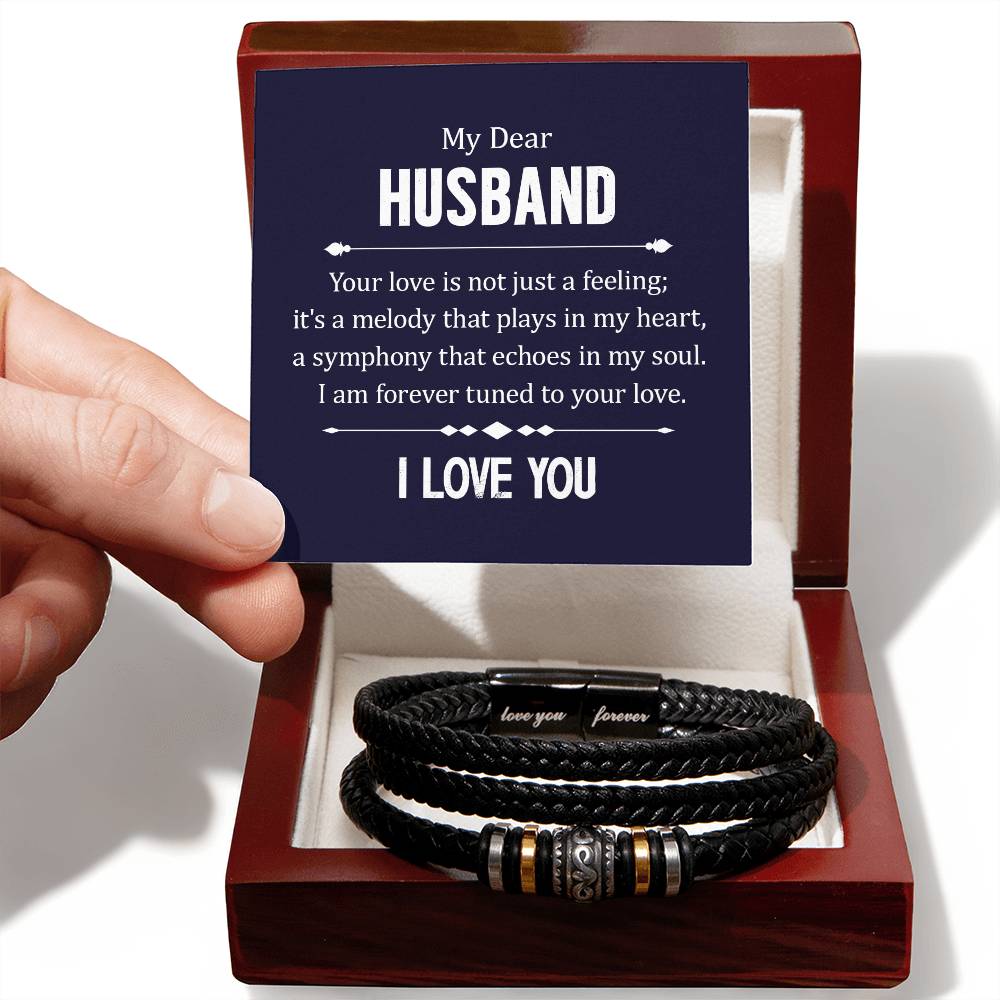Your Love is not Just a Feeling - Means Leather Bracelet - I Got You A Gift