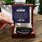 Your Love is not Just a Feeling - Means Leather Bracelet - I Got You A Gift