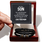 Your Smile - Mens Leather Bracelet - I Got You A Gift